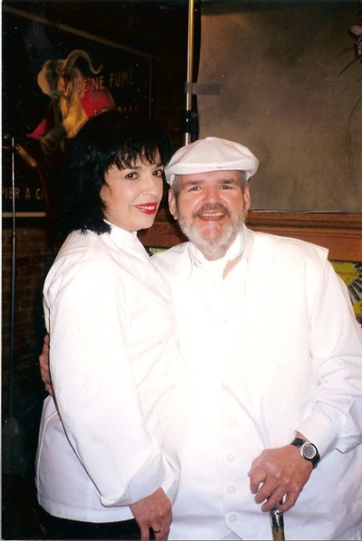 Zarela Martinez and Paul Prudhomme