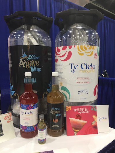 Blue Agave Wine and Te Cielo Margarita Mix