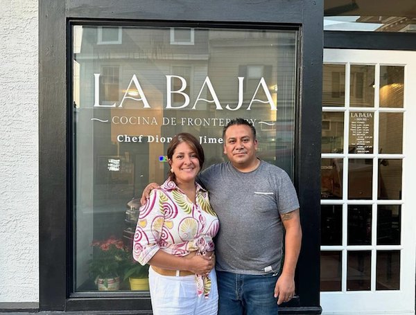 La Baja Ambler_Chef Dionicio Jime╠ünez and his wife Mariangeli Alicea Saez.png