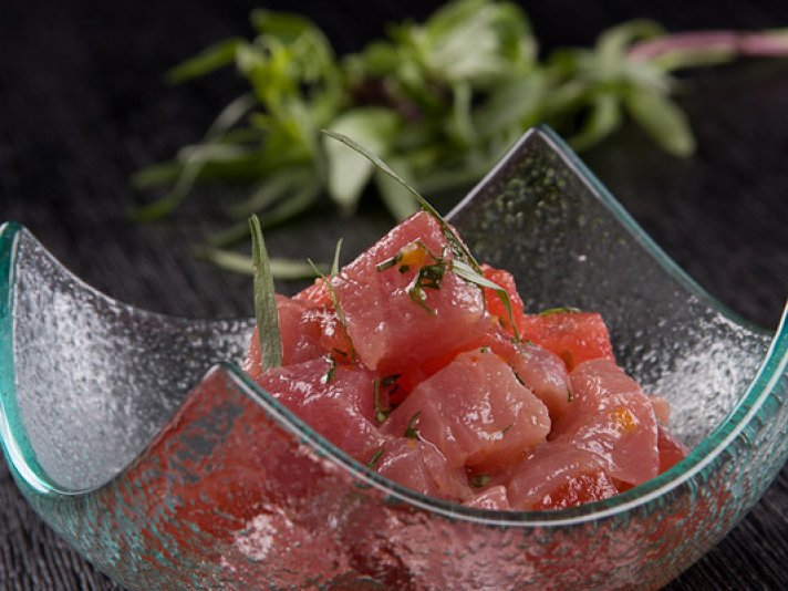 Tuna Watermelon Ceviche - elrestaurante.com