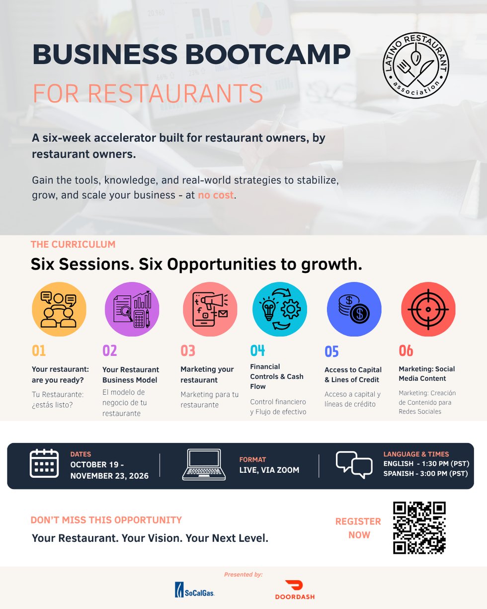 BUSINESS BOOTCAMP FOR RESTAURANTS 2026 - 1