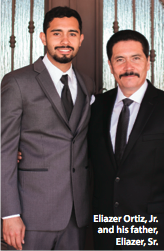 Eliazer Ortiz Jr. and his father, Eliazer, Sr.